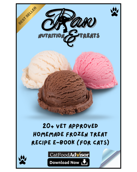 Paw Nutrition & Treats™ 20+ Vet-Approved Homemade Frozen Treat Recipe E-Book (For Cats)