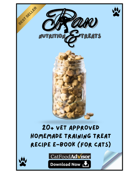 Paw Nutrition & Treats™ 20+ Vet-Approved Homemade Training Treat Recipe E-Book (For Cats)