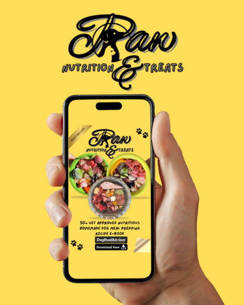 Paw Nutrition & Treats™ 50+ Vet-Approved Nutritious Homemade Dog Meal Prepping Recipe E-Book