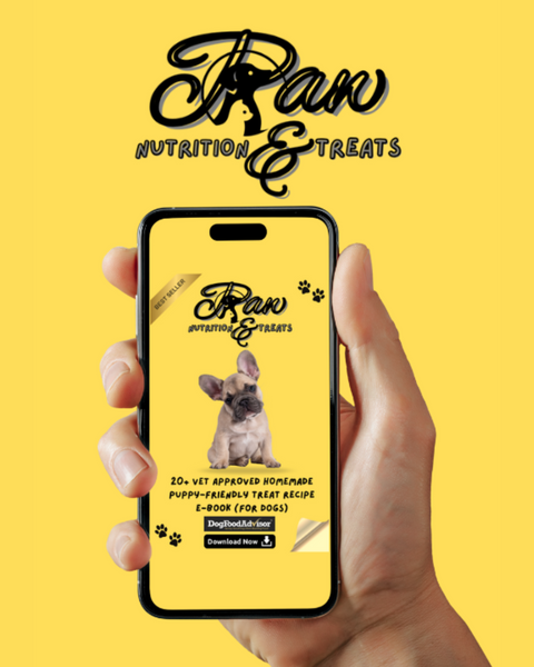 Paw Nutrition & Treats™ 20+ Vet-Approved Homemade Puppy-Friendly Treat Recipe E-Book (For Dogs)