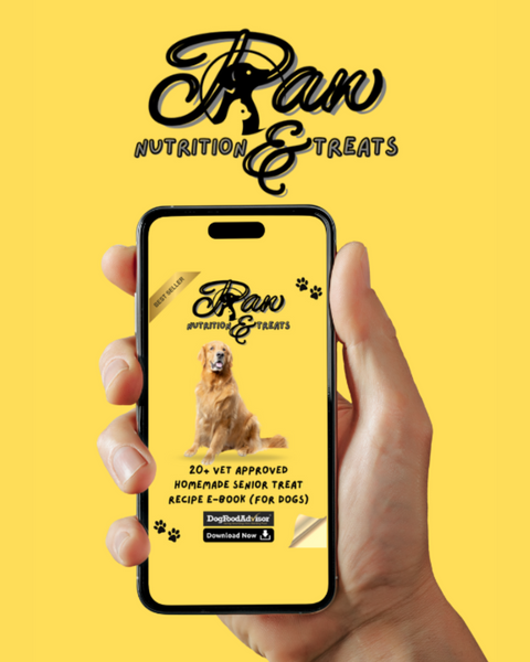 Paw Nutrition & Treats™ 20+ Vet-Approved Homemade Senior Treat Recipe E-Book (For Dogs)