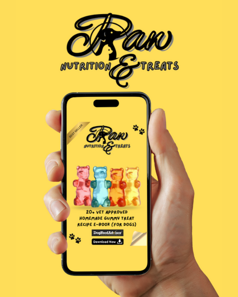 Paw Nutrition & Treats™ 20+ Vet-Approved Homemade Gummy Treat Recipe E-Book (For Dogs)