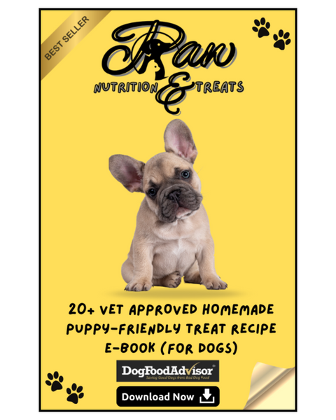 Paw Nutrition & Treats™ 20+ Vet-Approved Homemade Puppy-Friendly Treat Recipe E-Book (For Dogs)