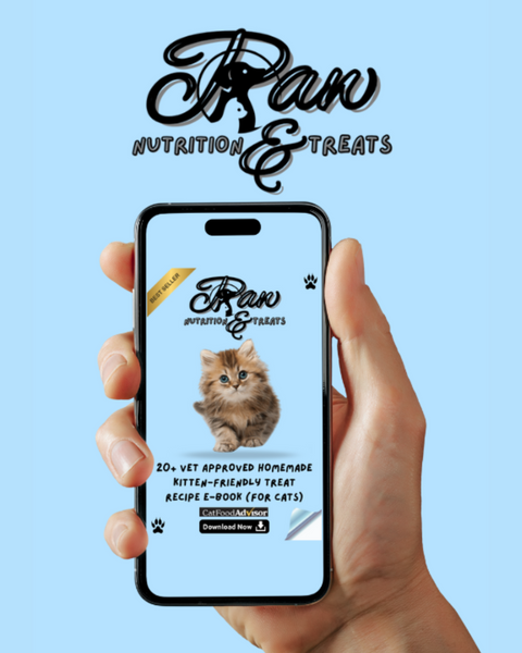 Paw Nutrition & Treats™ 20+ Vet-Approved Homemade Kitten-Friendly Treat Recipe E-Book (For Cats)