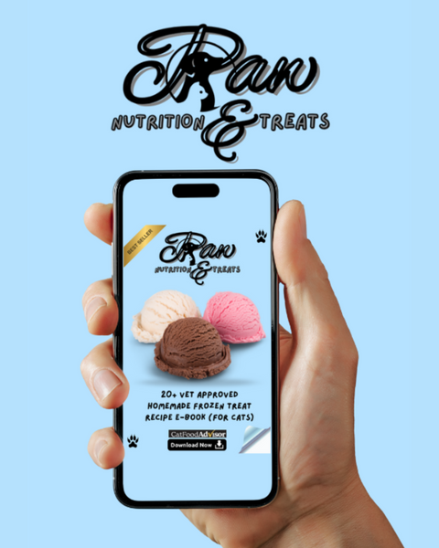 Paw Nutrition & Treats™ 20+ Vet-Approved Homemade Frozen Treat Recipe E-Book (For Cats)