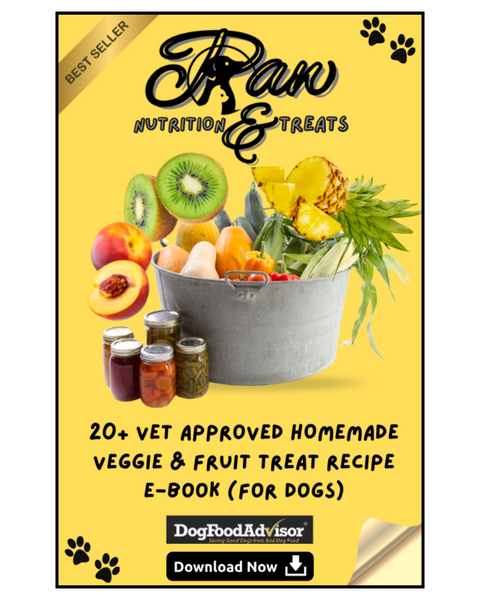 Paw Nutrition & Treats™ 20+ Vet-Approved Homemade Veggie & Fruit Treat Recipe E-Book (For Dogs)