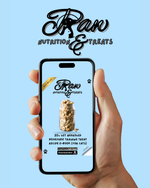 Paw Nutrition & Treats™ 20+ Vet-Approved Homemade Training Treat Recipe E-Book (For Cats)