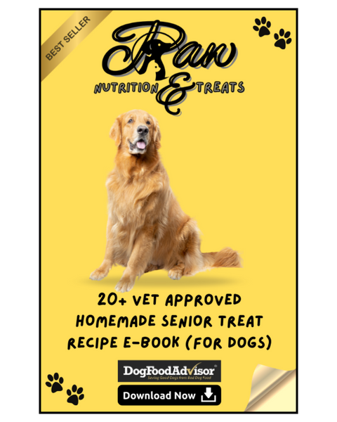 Paw Nutrition & Treats™ 20+ Vet-Approved Homemade Senior Treat Recipe E-Book (For Dogs)