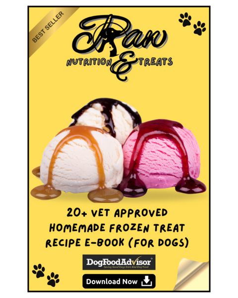 Paw Nutrition & Treats™ 20+ Vet-Approved Homemade Frozen Treat Recipe E-Book (For Dogs)