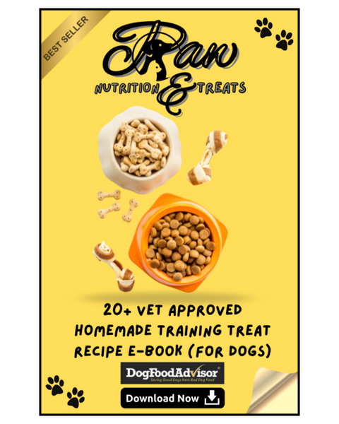 Paw Nutrition & Treats™ 20+ Vet-Approved Homemade Training Treat Recipe E-Book (For Dogs)