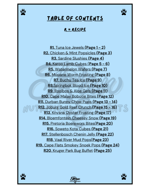 Paw Nutrition & Treats™ 20+ Vet-Approved Homemade Frozen Treat Recipe E-Book (For Cats)