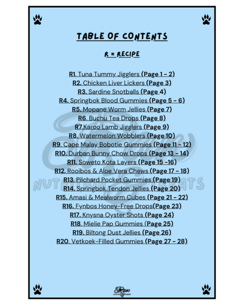 Paw Nutrition & Treats™ 20+ Vet-Approved Homemade Gummy Treat Recipe E-Book (For Cats)