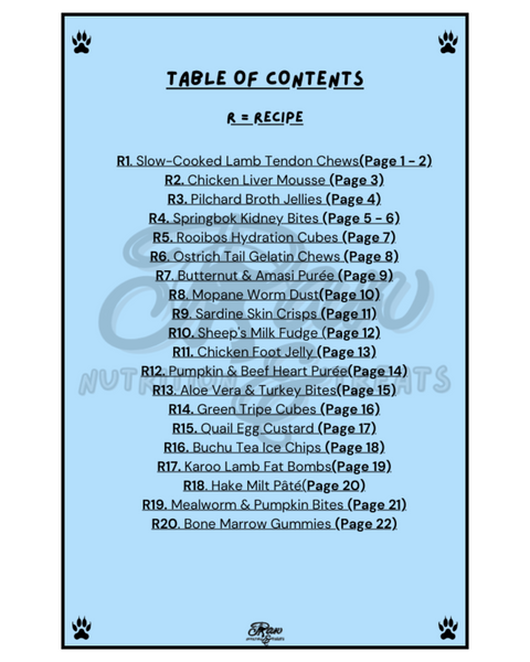 Paw Nutrition & Treats™ 20+ Vet-Approved Homemade Senior Treat Recipe E-Book (For Cats)