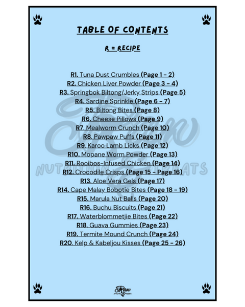 Paw Nutrition & Treats™ 20+ Vet-Approved Homemade Training Treat Recipe E-Book (For Cats)